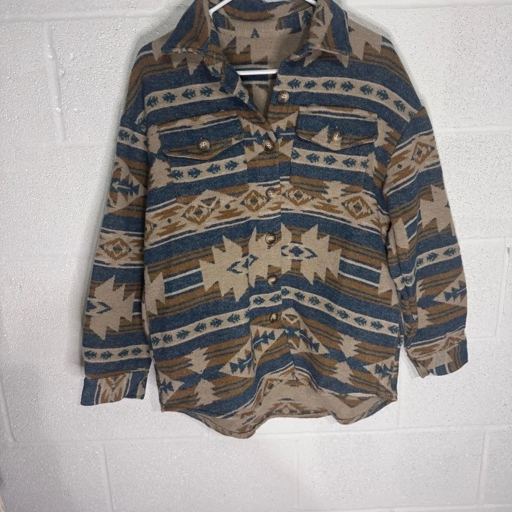 Aztec Patterned Jacket - image 2